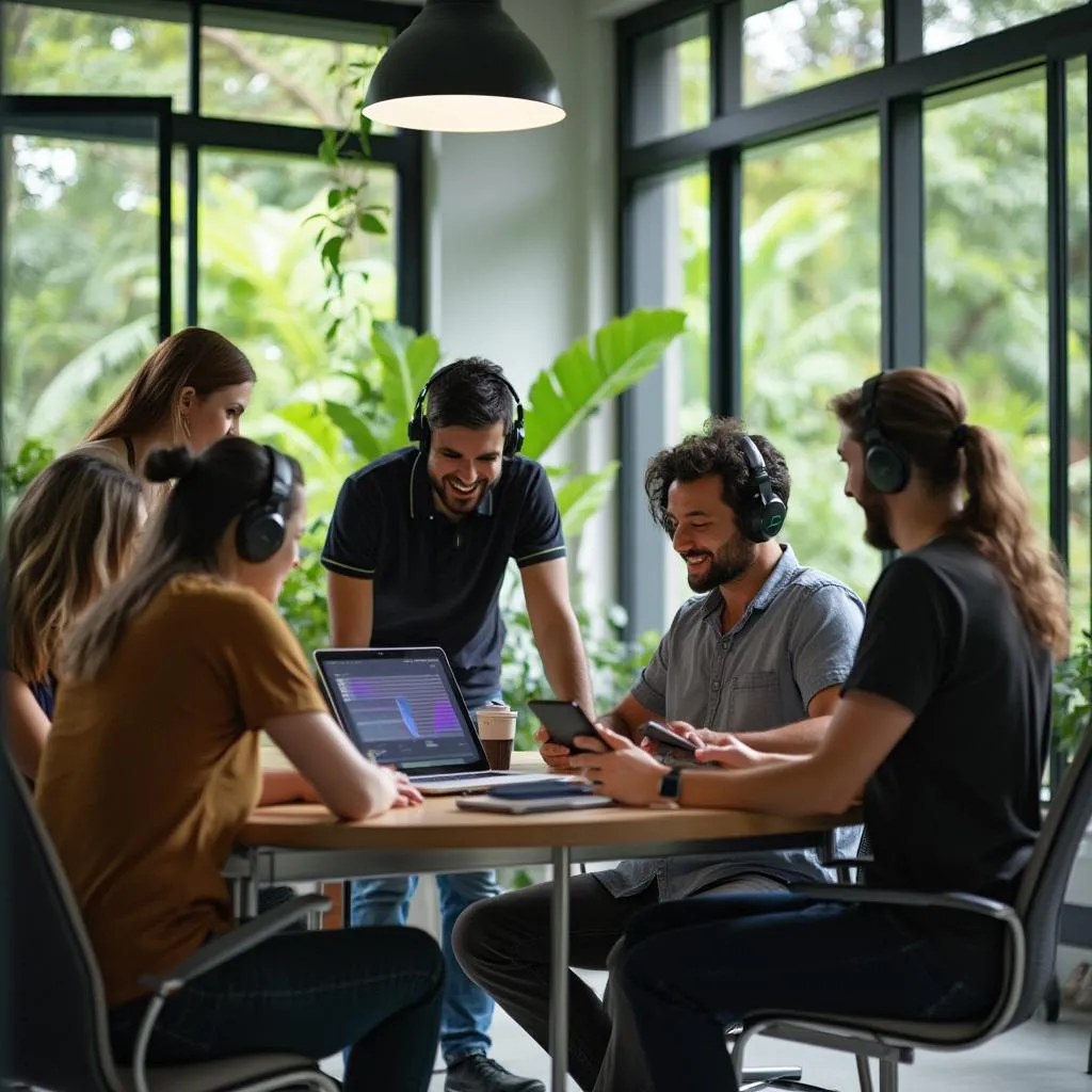 Equipo de vdavilla colaborando en un proyecto AR/VR