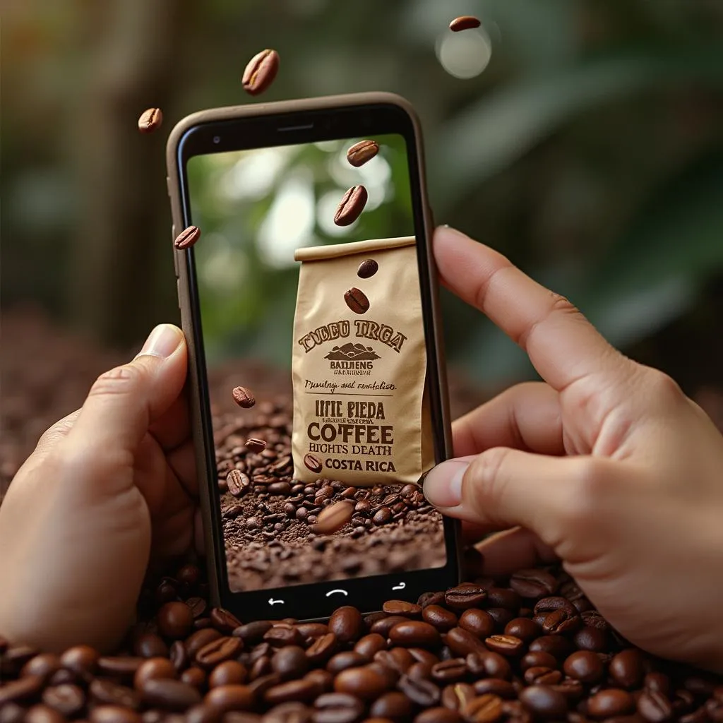 Aplicación AR para marketing de café costarricense